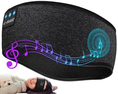 Schlafkopfhörer LC-Dolida Bluetooth Stirnband mit individueller Passform