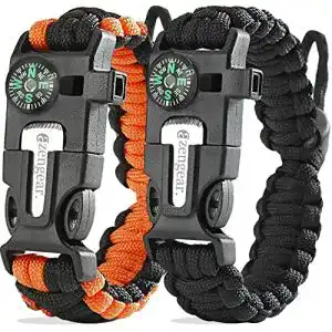Paracord-Armband aZengear Überlebensarmband für Outdoor-Aktivitäten