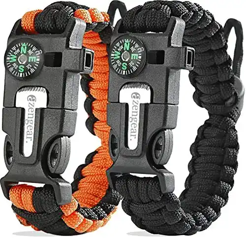 Paracord-Armband aZengear Überlebensarmband für Outdoor-Aktivitäten