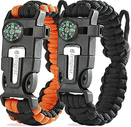Paracord-Armband aZengear Überlebensarmband für Outdoor-Aktivitäten
