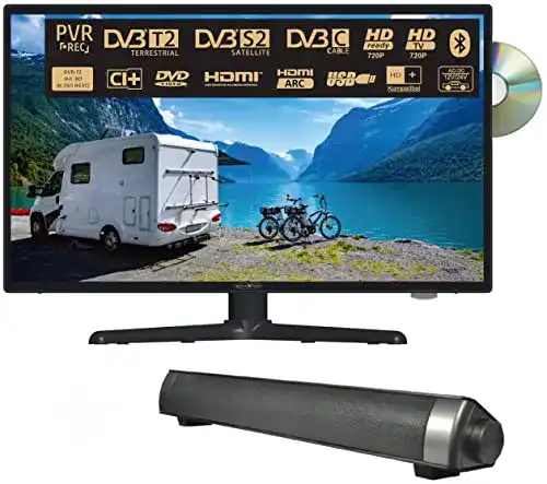 Reflexion Fernseher LDDW190SB+ mit DVD-Player und Soundbar