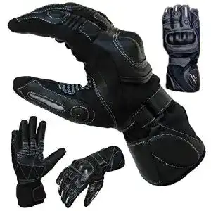 Regenhandschuhe für Motorradfahrer Proanti Sommer mit Visierwischer