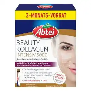 Flüssiges Kollagen Abtei Beauty Kollagen Intensiv 5000 – 30 Trinkampullen