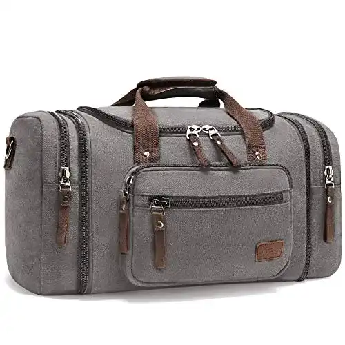 Fresion Weekender Reisetasche aus Canvas Sporttasche für Reisen