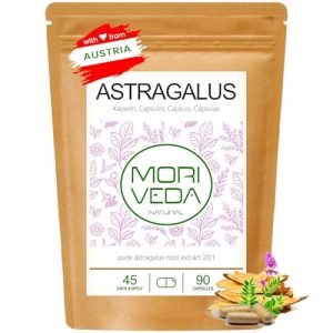 Astragalus Kapseln Moriveda – 1600mg Extrakt mit 112mg Polysacchariden