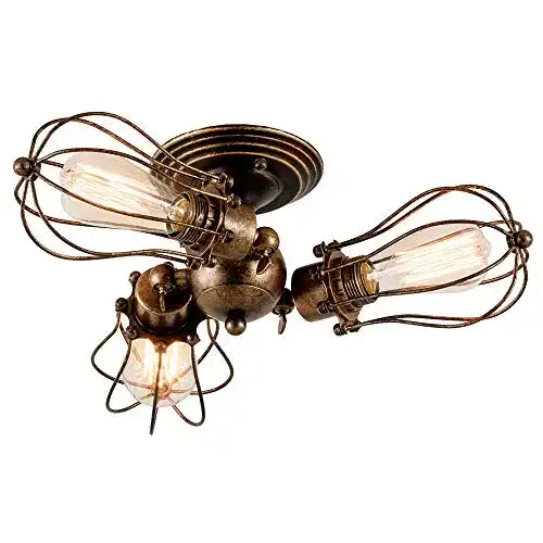 Antik Lampe Gladfresit Deckenleuchte Vintage Verstellbar