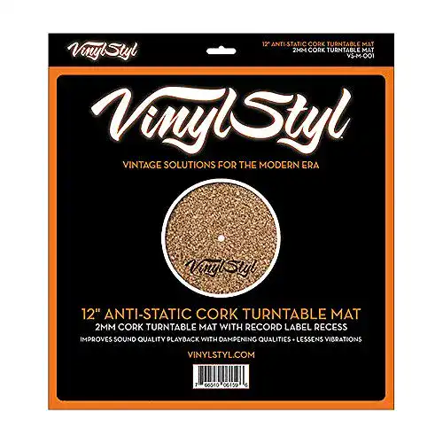 Plattentellerauflage Vinyl Styl Antistatische Matte für Plattenspieler