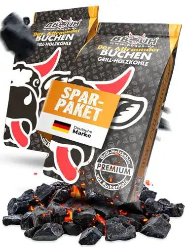 Grillkohle aus Buchenholz für BBQ, 20kg