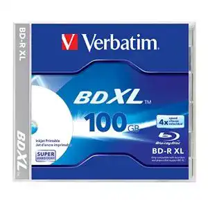 Blu-ray-Rohling Verbatim BD-R XL 100GB Single Pack 4X
