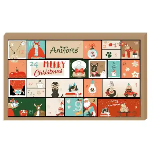 Hunde-Adventskalender Aniforte Premium 2025 – Getreidefrei für Hunde