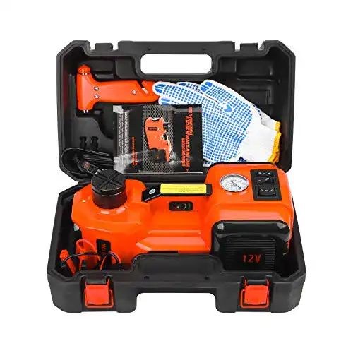 Elektrischer Wagenheber CarBole 5T 12V mit Hebebereich von 15,5 bis 45 cm