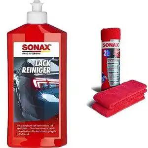 Sonax Lackreiniger und Microfaser-Tücher 500 ml für Lackpflege