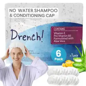 Trockenshampoo Drench Medical Drench Haarwaschhauben 6 Stück