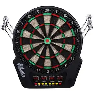 Elektronische Dartscheibe von HOMCOM mit 27 Spielen und 243 Varianten