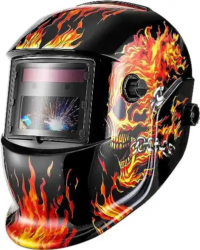 Schweißhelm DEKO mit solarbetriebenem Automatikfilter