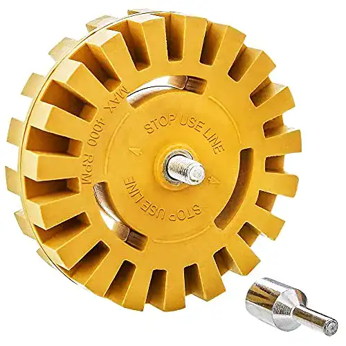 Folienradierer Canopus 26mm mit Adapter für Aufkleberentfernung