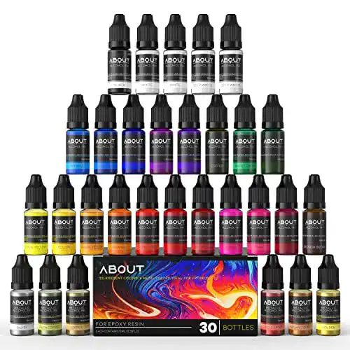 Epoxidharz-Farbe About Life Alkohol Tinte 30 Farben Set