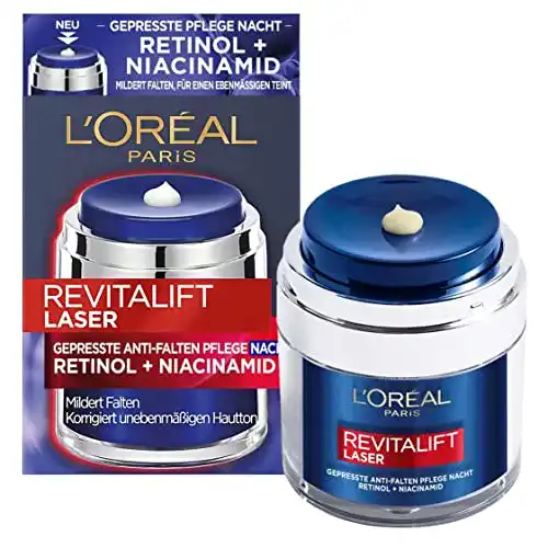 Retinol-Creme von L’Oréal Paris – Anti-Falten Nachtpflege 50 ml