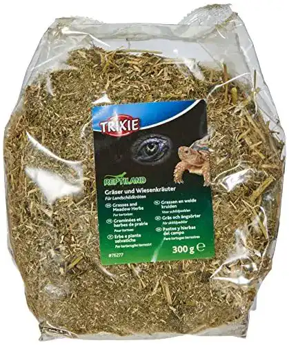 Trixie 76277 Schildkrötenfutter mit Gräsern und Wiesenkräutern