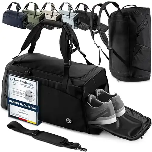 Sporttasche mit Schuhfach BeMaxx für Training und Reisen