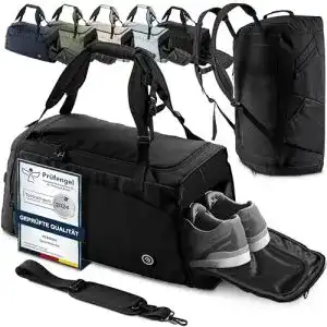 Sporttasche BeMaxx mit Rucksackfunktion für Training und Freizeit