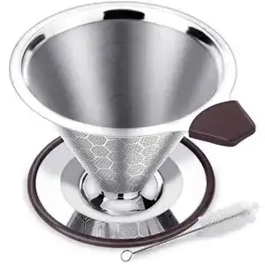 Edelstahl Kaffeefilter FOXAS für Pour Over Kaffee