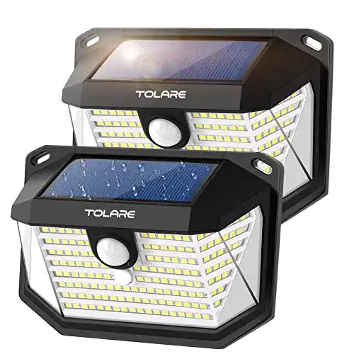 Solarleuchte mit Bewegungsmelder von Tolare für Außenbereich