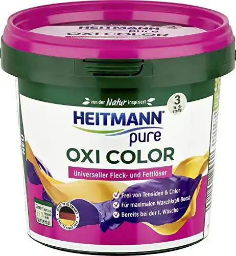 Fleckenentferner Heitmann Pure Oxi Color für Buntwäsche