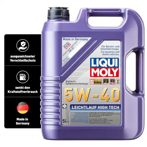 Liqui Moly 5W40 Leichtlauf High Tech Motoröl 5 Liter