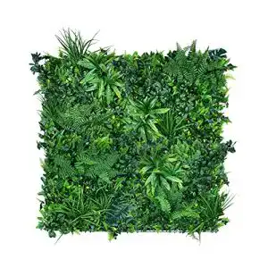 Pflanzenwand Gjs 1m x 1m realistische Wandpaneele mit künstlichen Pflanzen