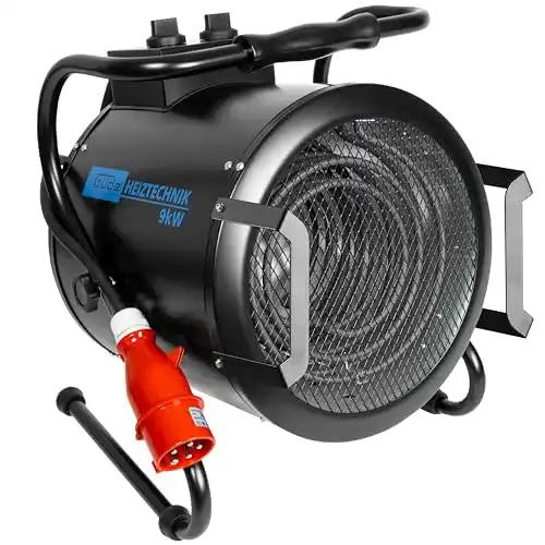 Güde Elektroheizer GH 9 E mit 9 kW und 2 Heizstufen