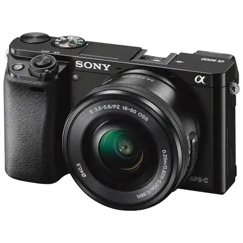 Digitalkamera Sony Alpha 6000 Systemkamera mit 24 Megapixeln