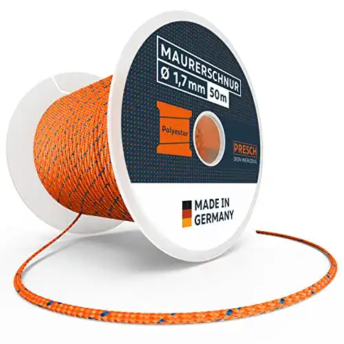 Schnur Presch Maurer 50m aus Polyester mit 1,7mm Durchmesser