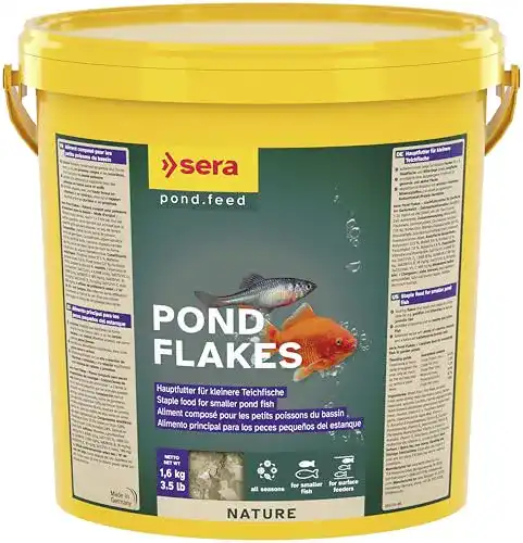 Teichfutter Sera Pond Flakes Nature 10 l für Teichfische