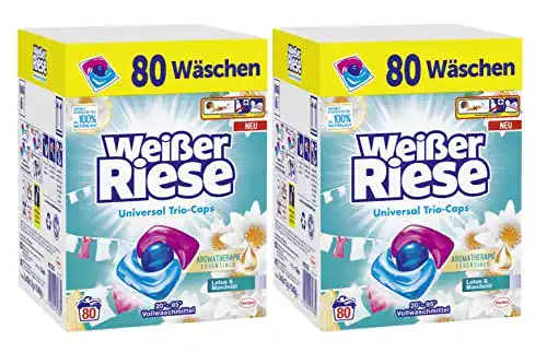 Waschmittel Weißer Riese Universal Trio-Caps mit Aromatherapie