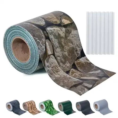 Sichtschutzstreifen interGo Zaun 35 m x 19 cm mit 20 Clips