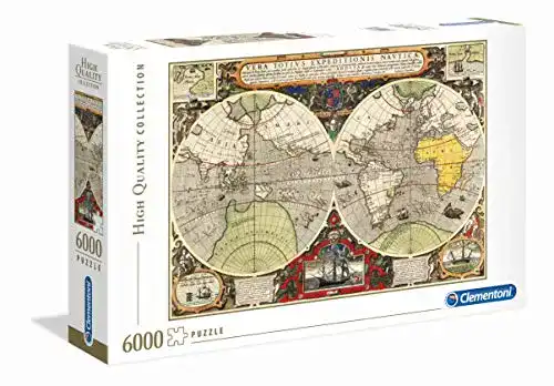 Clementoni Puzzle 32557 Antike Seekarte 6000 Teile