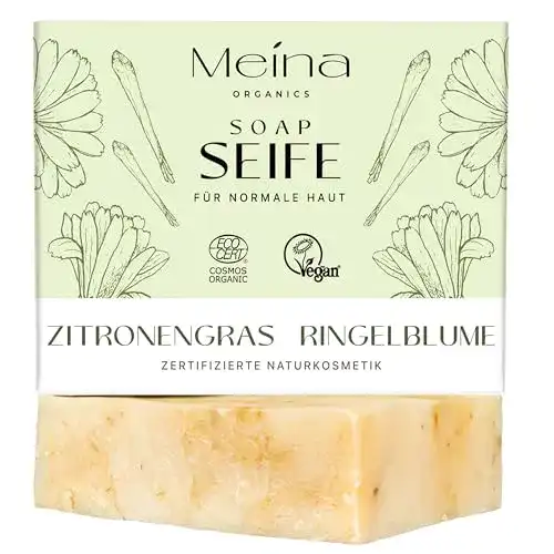 Naturseife Meina Naturkosmetik mit Zitronengras und Kurkuma
