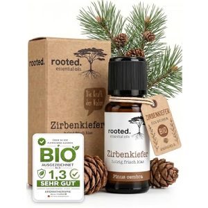 Zirbenöl Rooted BIO 10ml – Ätherisches Öl aus Tiroler Zirbelkiefer