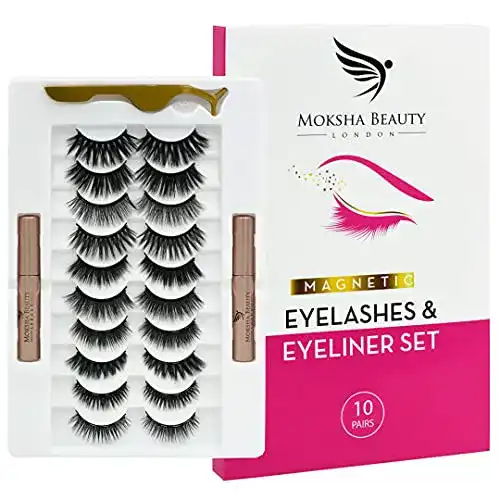 Magnetische Wimpern Moksha Beauty und magnetischer Eyeliner