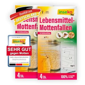 Lebensmittelmottenfalle Inseko 8 Stück insektizidfrei und geruchlos
