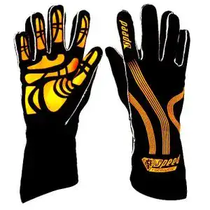 Karthandschuhe Speed Racewear Adelaide G-1 in schwarz/neonorange