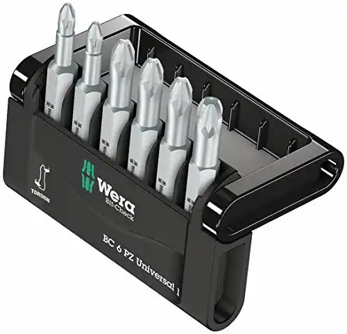 Wera Bit-Sortiment Bit-Check 6 PZ Universal 1, 6-teilig