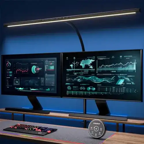 Tageslichtlampe Eyocean LED Schreibtischlampe mit Gestensteuerung und Fernbedienung