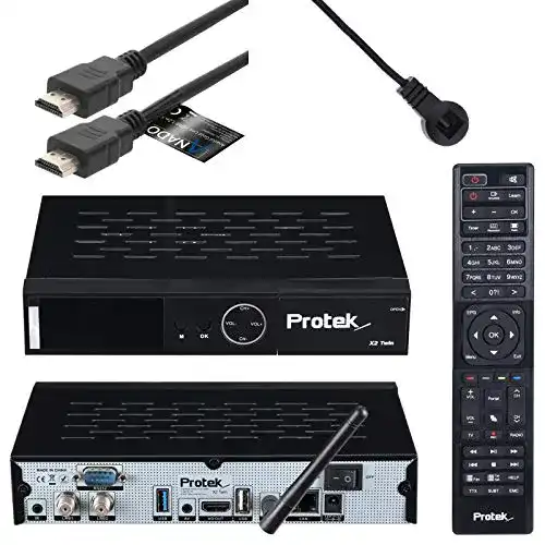 Protek X2 4K UHD Twin SAT Receiver mit E2 Linux und DVB-S2 Tuner