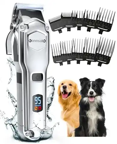 Hundeschermaschine von Oneisall für dickes Fell, leise und wasserdicht