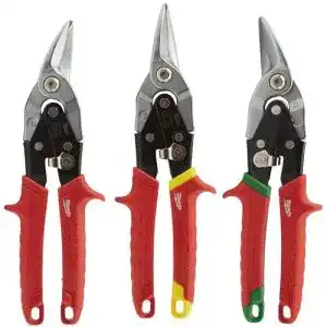 Milwaukee Metallscheren Set mit links, rechts und geraden Schneiden