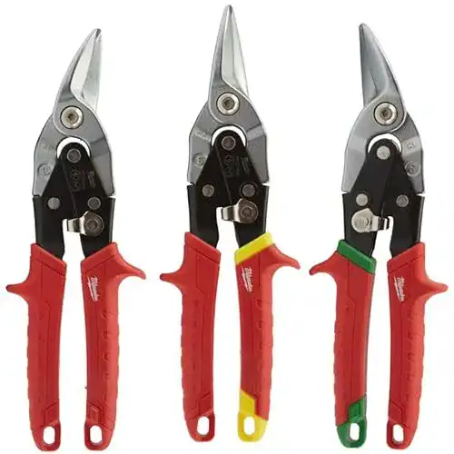 Milwaukee Metallscheren Set mit links, rechts und geraden Schneiden