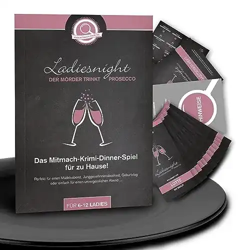Mitmach-Krimi-Dinner für Zuhause Spannung für Mädelsabende