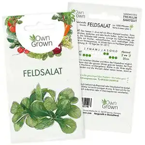 Feldsalat Samen OwnGrown Winterharte Sorte für ganzjährige Ernte